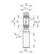 US GAR50-DO-2RS, (j) DIN ISO 12 240-4 ˜ݼySoɂ(c)ܷ