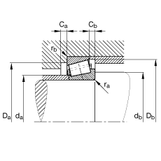 AFLS 30216-A, (j) DIN ISO 355 / DIN 720 ˜ʵҪߴɷx{(dio)(ji)Ɍ