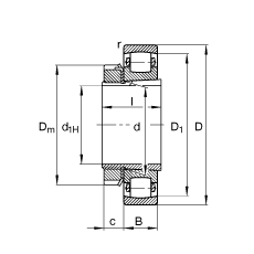 ΝLS 20210-K-TVP-C3 + H210,  DIN 635  DIN 5415 ˜ʵҪߴ, F׺;o