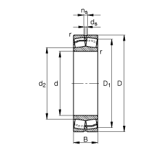 {ĝLS 22216-E1,  DIN 635-2 ˜ʵҪߴ