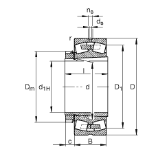 {(dio)ĝLS 23256-K-MB + H2356X, (j) DIN 635-2 ˜ʵҪߴ, F׺;o